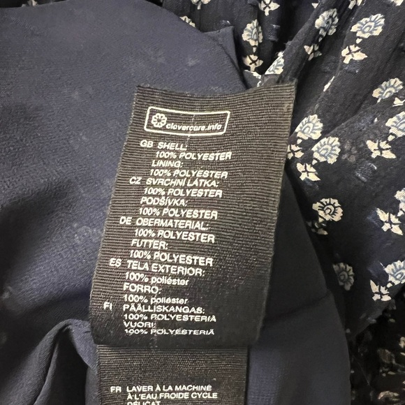 & Other Stories Navy and White Mock Neck‎ Sundress - Size 6 - Picture 7 of 13